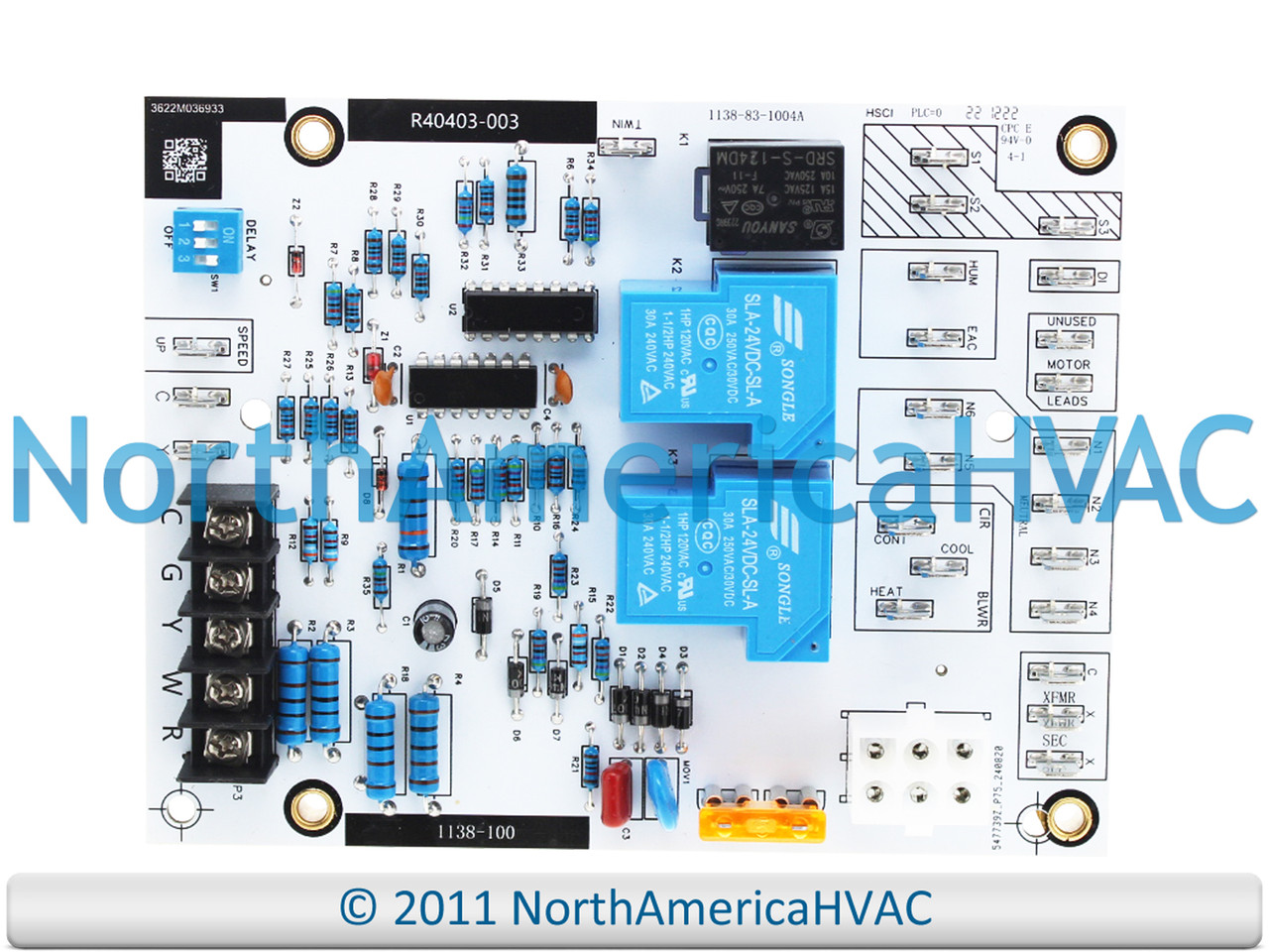 ClimaTek Furnace Control Board Fits Lennox Armstrong Ducane R40403